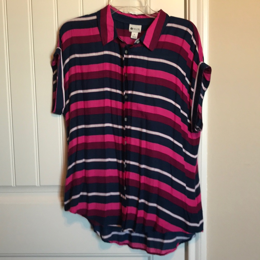 Stylus short sleeve button down shirt.